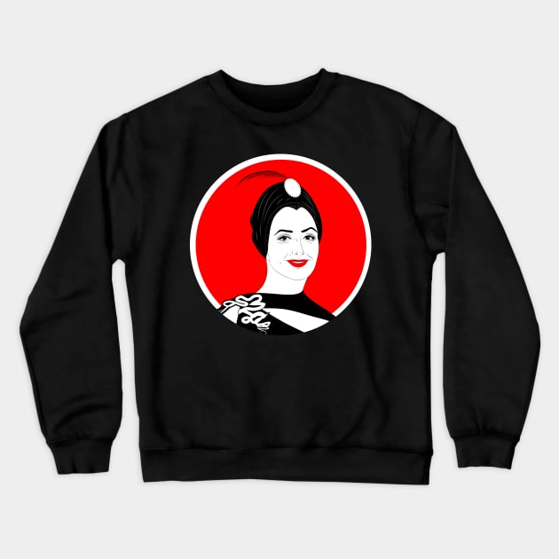 Andrea V. Crewneck Sweatshirt by OneLittleCrow